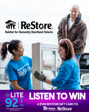 Listen to Win a $100 Habitat for Humanity ReStore Gift Card